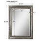 Gilford - Mirror - Antique Silver