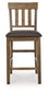 Urbinforte - Upholstered Barstool (Set of 2) - Light Brown