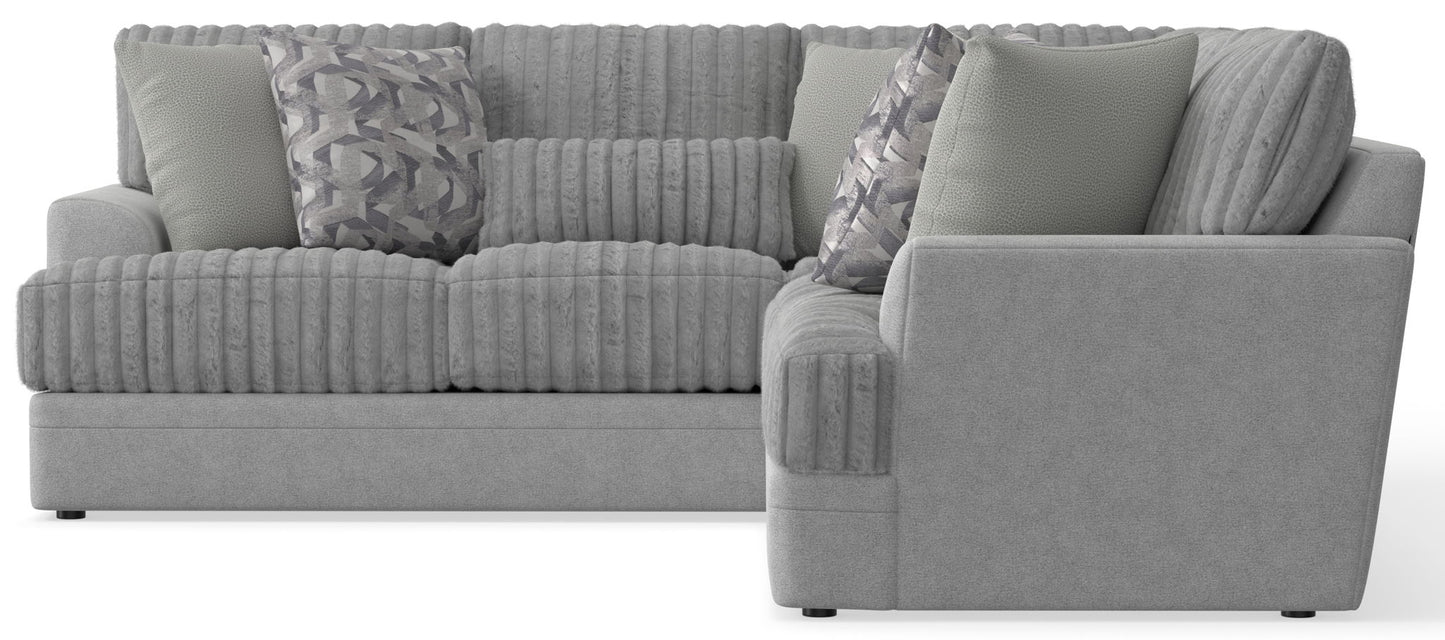 Titan - Sectional With Comfort Coil Seating And Accent Pillows Included