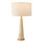 Perkins - Travertine Table Lamp - Brown