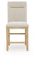 Lasinger - 5 Pc. - Counter Height Dining Table And 4 Barstools - Light Brown