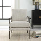 Sebastian - Cast Iron Accent Chair - Gray