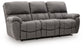 Bakerstein - Power Reclining Sofa With Adjustable Headrest - Galaxy