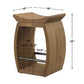 Connor - Modern Wood Counter Stool - Light Brown
