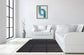 Aqua Ribbon - 28" x 34" Framed Wall Art - Light Blue