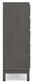 Mazing - Five Drawer Chest - Gray