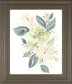 22x26 Spring Greens I By June Erica Vess - White