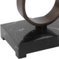 Galloway - Minimalist Accent Table - Black / Bronze