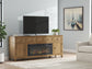 Sharlance - 81" TV Stand With Electric Fireplace