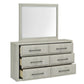 Modern Play - Dresser & Mirror - Natural White