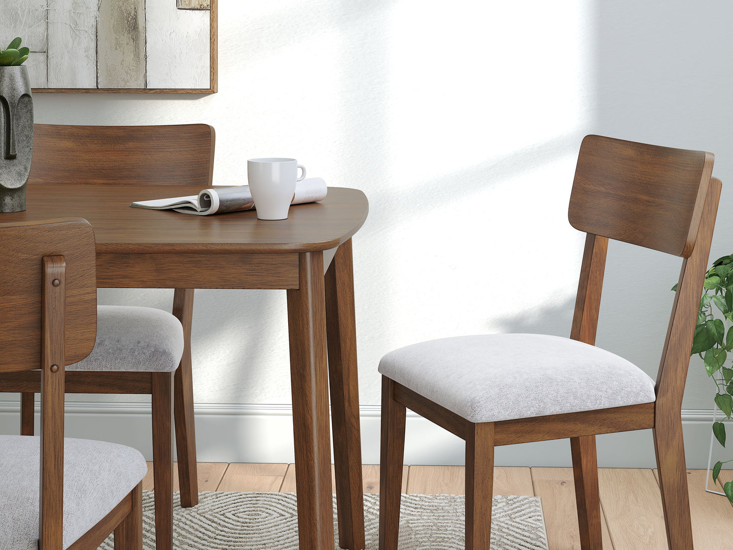 Tameride - Dining Room Table Set (Set of 5) - Brown