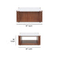 Lincoln - Square Coffee Table With Casters - Light Brown