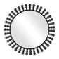 Aziel - Round Mirror - Black
