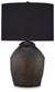 Naareman - Terracotta Table Lamp - Metallic Black