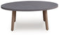 Harmony Headlands - Oval Cocktail Table - Natural / Gray