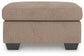 Triston-Peaks - Ottoman - Suede