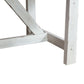Farmhouse - Fixed Top Trestle Table - Two Tone White / Wood Tone