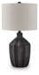 Jilton - Poly Table Lamp - Black