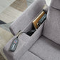 Pineland - Glider Power Recliner With Audio System - Pewter
