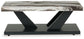 Cendill - Occasional Table Set (Set of 3) - Dark Brown / White / Black