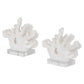 Charbel - Bookends (Set of 2) - White