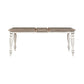Whitney - Rectangular Leg Table - Antique Linen / Weathered Gray