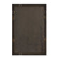Pave - Rectangular Travertine Mirror - White