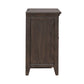 Paradise Valley - 2 Door Bedside Chest With Charging Station - Saddle Brown