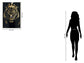 Crowned Noir II Gloss Canvas With Glitter In Frame - Black / Gold