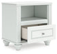 Kozlani - One Drawer Night Stand - White