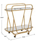 Swain - Brass Serving Cart