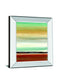 Horizon Lines II By Tesla Mirrored Frame - Light Brown