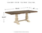 Bolanburg - Extension Dining Table - Brown / Beige