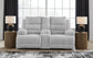 Rhines Falls - 2 Pc. - Power Reclining Sofa And Loveseat - Alloy