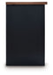 Wildenauer - XL TV Stand With Fireplace Option - Brown / Black