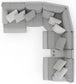 Abraxas - 6 Piece Reclining Sectional