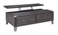 Todoe - Lift Top Cocktail Table - Dark Gray
