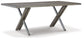 Krystanza - Rectangular Dining Room Table - Weathered Gray