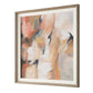 Uphill - Framed Abstract Print - Light Brown