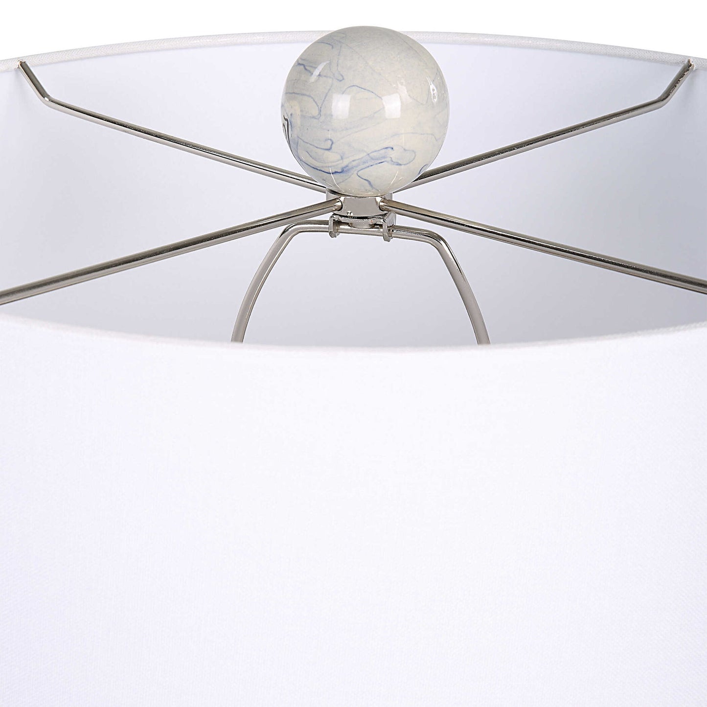 Waves - Blue & White Accent Lamp