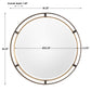 Carrizo - Round Mirror - Bronze