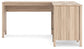 Battelle - 60" Home Office Desk With Return - Tan