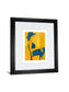 In View Of Il By Augustine - Framed Print Wall Art - Yellow