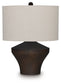 Dolanham - Metal Table Lamp - Distressed Brown