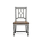 Plymouth - Dining Chair - Gray / Dark Brown