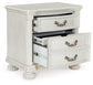 Montelaine - Three Drawer Night Stand - Antique White