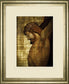 Jesus Christ By Nito - Framed Print Wall Art - Dark Brown