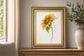 22x26 Harvest Gold Sunflower I By PatriciaPinto - Yellow
