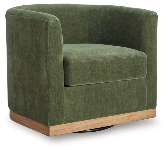 Jersonlow - Forest Green - Swivel Chair