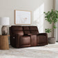 Alister - Power Gliding Loveseat With Console, Power Headrests & Lumbar